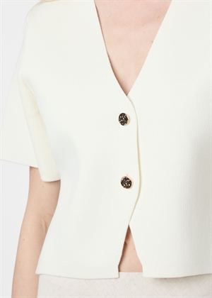 Setta knit bluse Offwhite Neo Noir 